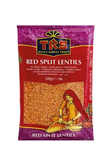 Red Split Lentils, 500 g