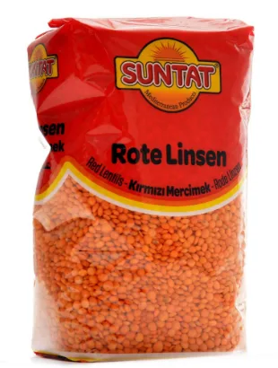 Suntat Red Lentils-whole, 1 kg