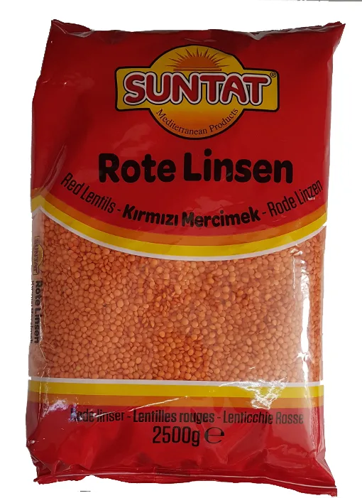Suntat Red Lentils-whole, 2.5 kg