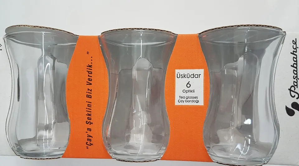 Pasabahce Turkish Tea glass set- 6pcs