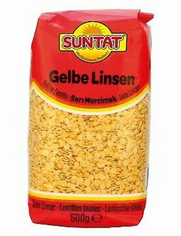 Gelbe Linsen, 500 g