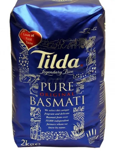 Tilda Pure Original Basmati Rice, 2 kg