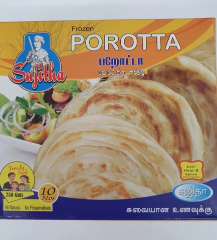 Frozen Sujitha Plain Paratha, 5 Stk.