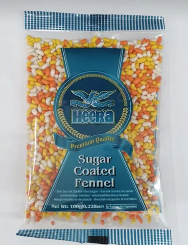 Sugar coated Fennel-Soonf seeds, 100 g