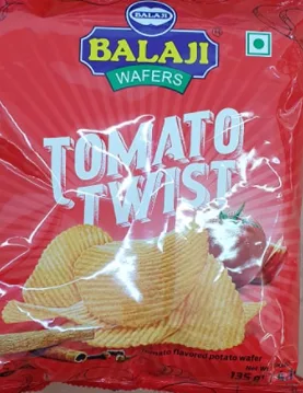 Balaji Tomato Twist Chips, 135 g