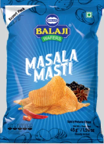 Balaji Masala Masti Chips, 135 g