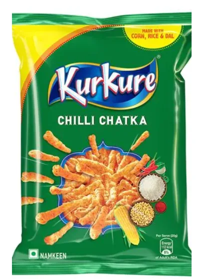 Kurkure Chilli Chatka chips, 65 g