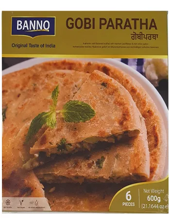 Frozen Gobi Paratha, 6 pcs
