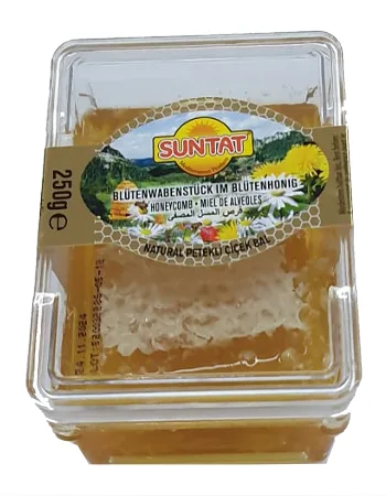 Suntat Blütenhonig im Blütenwabenstück