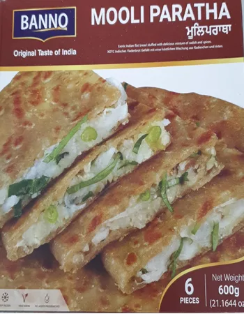 Frozen Mooli Mula Paratha, 6 pcs