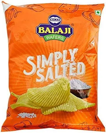 Balaji Simply Salted Potato Chips, 100 g
