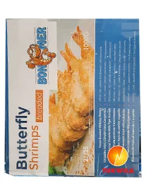 Gekochte Butterfly Shrimps Garnelen, 1 kg