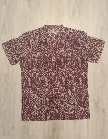 Traditional Desi Fotuya-brown Grameen Printen, 1 Stk.
