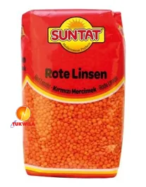 Suntat Red Lentils-whole, 500 g