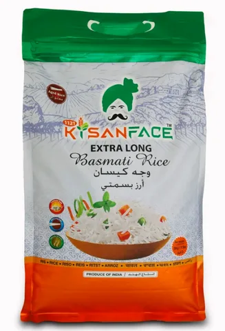 Kisan Basmati Extra-Long grain aged Rice, 5 kg