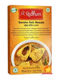 Radhuni Sorshe Ilish Hilsa Elish Fish Fisch Masala Gewürze Spice, 1 pkt