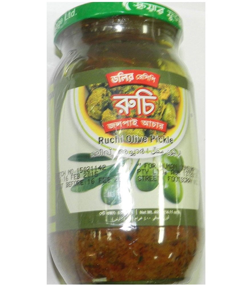 Ruchi Olive Pickle, দেশী জলপাই আচার , 850g Tukwila Supermarket