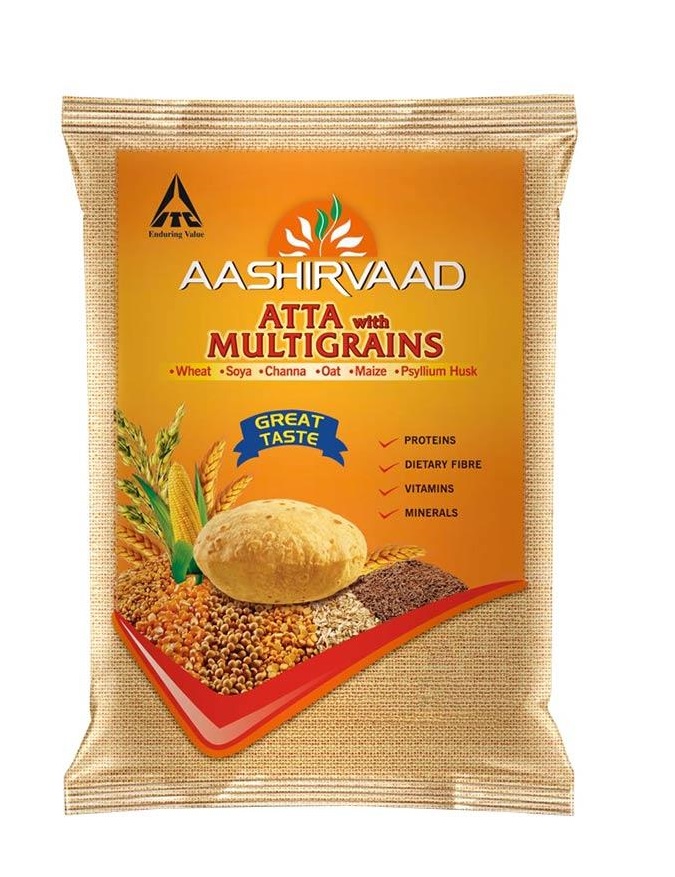 Ashirvaad Chapatti Atta 100 Wheat Flour دقيق القمح Weizenmehl 1kg