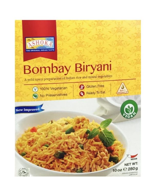 Ashoka Bombay Biryani, ready to eat, 280g Tukwila Online Desi