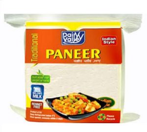 Fresh Indian Panir, Paneer, Indische käse Desi Ponir.