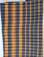 Gamcha Desi Towel-Schal_black-orange-check_1_Tukwila online Market in Germany